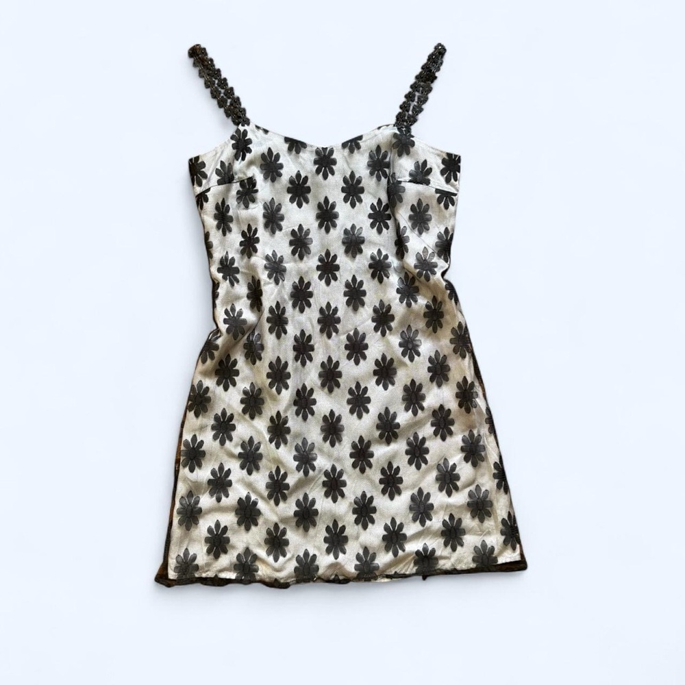 Vintage Floral Patterned Dress